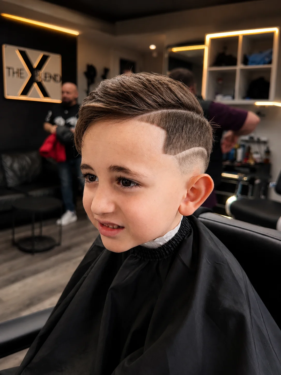 Sharp Side-Part Haircut
